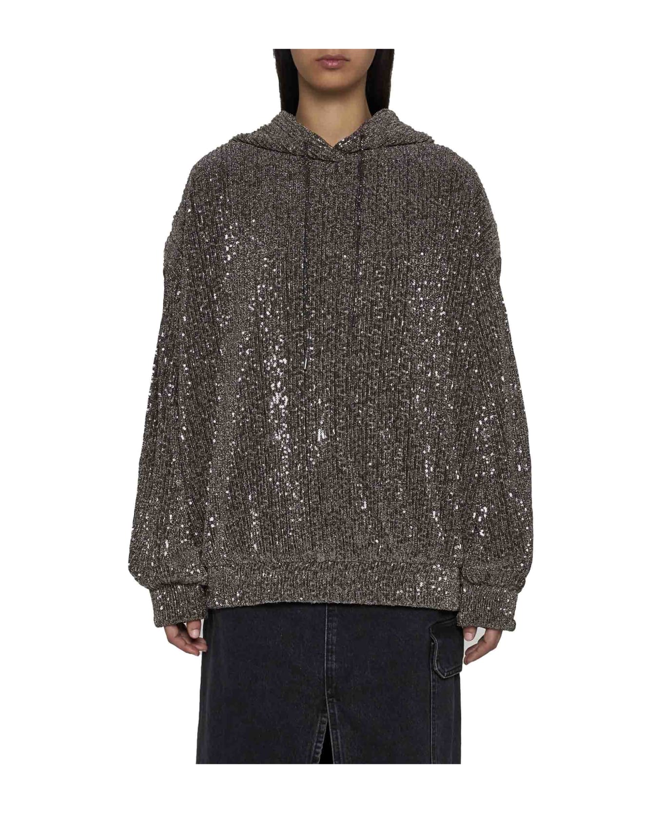 Stine Goya Sweater - Holographic sequin