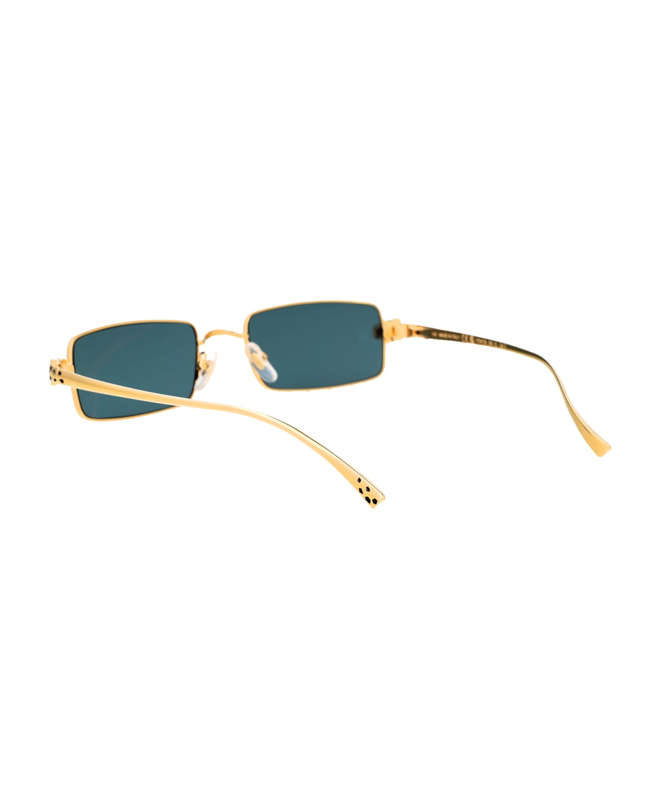 Cartier Eyewear Ct0473s Sunglasses - 003 GOLD GOLD GREEN