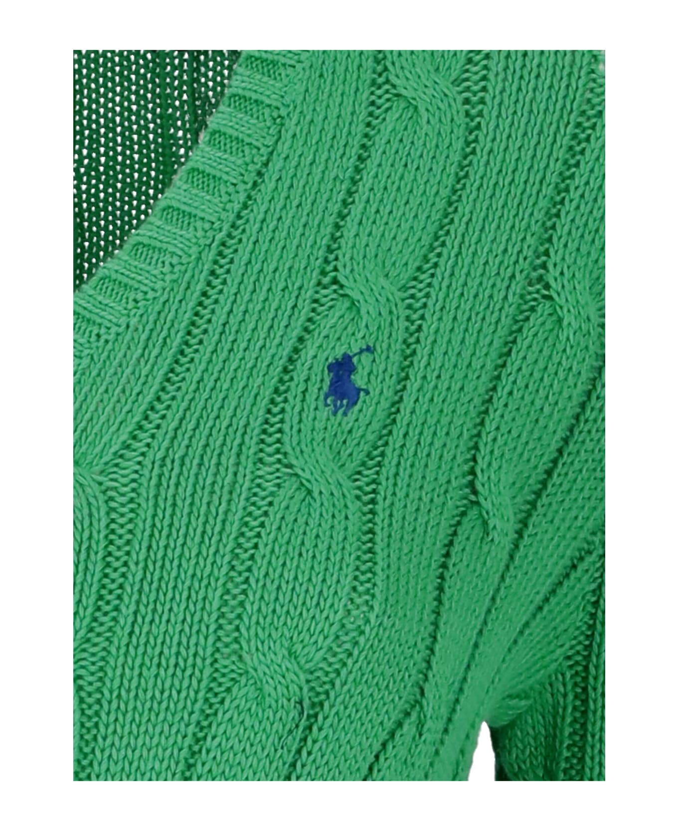 Ralph Lauren Sweater With Pony - Green