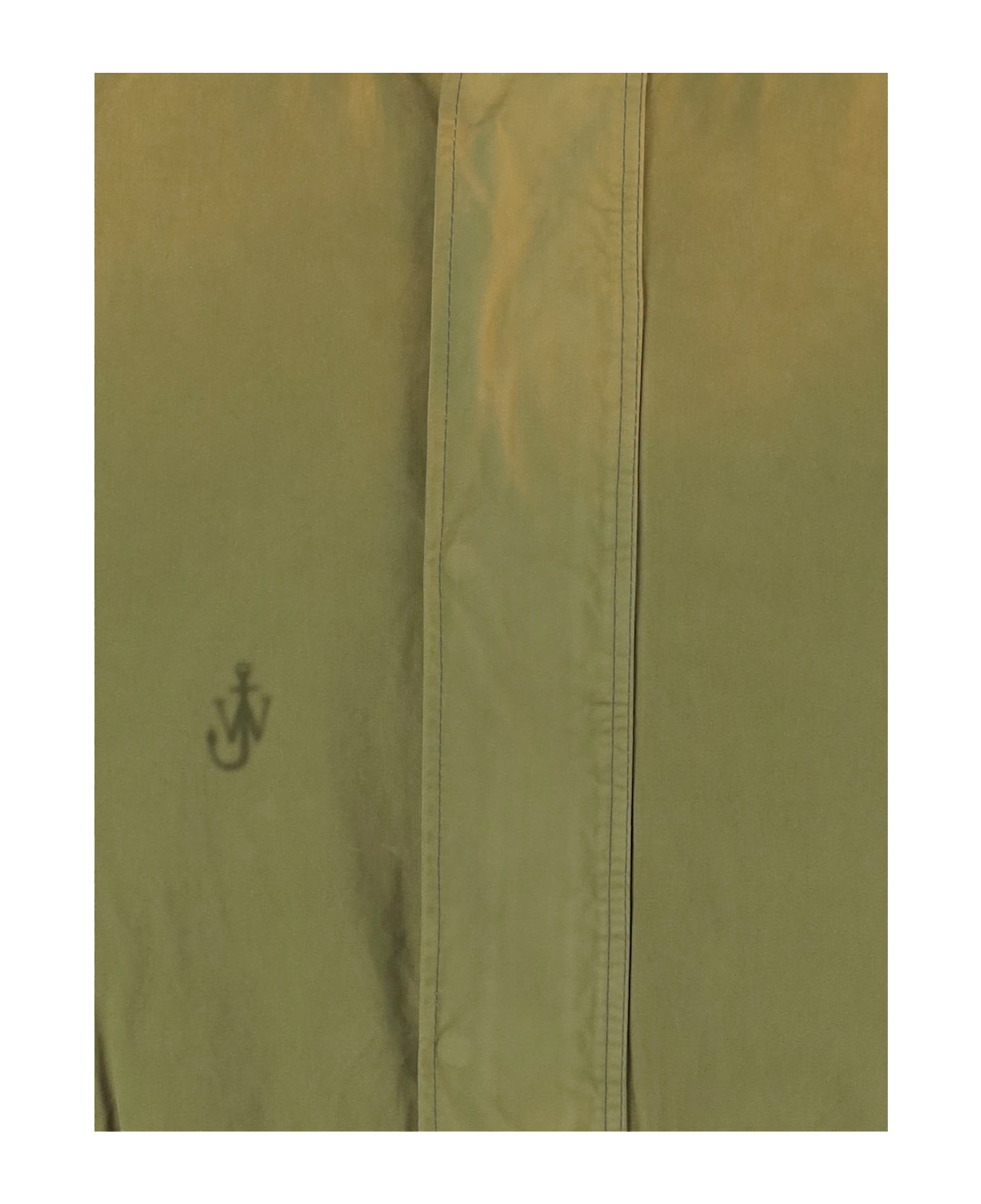 J.W. Anderson Cotton Bomber Jacket With Logo - Green