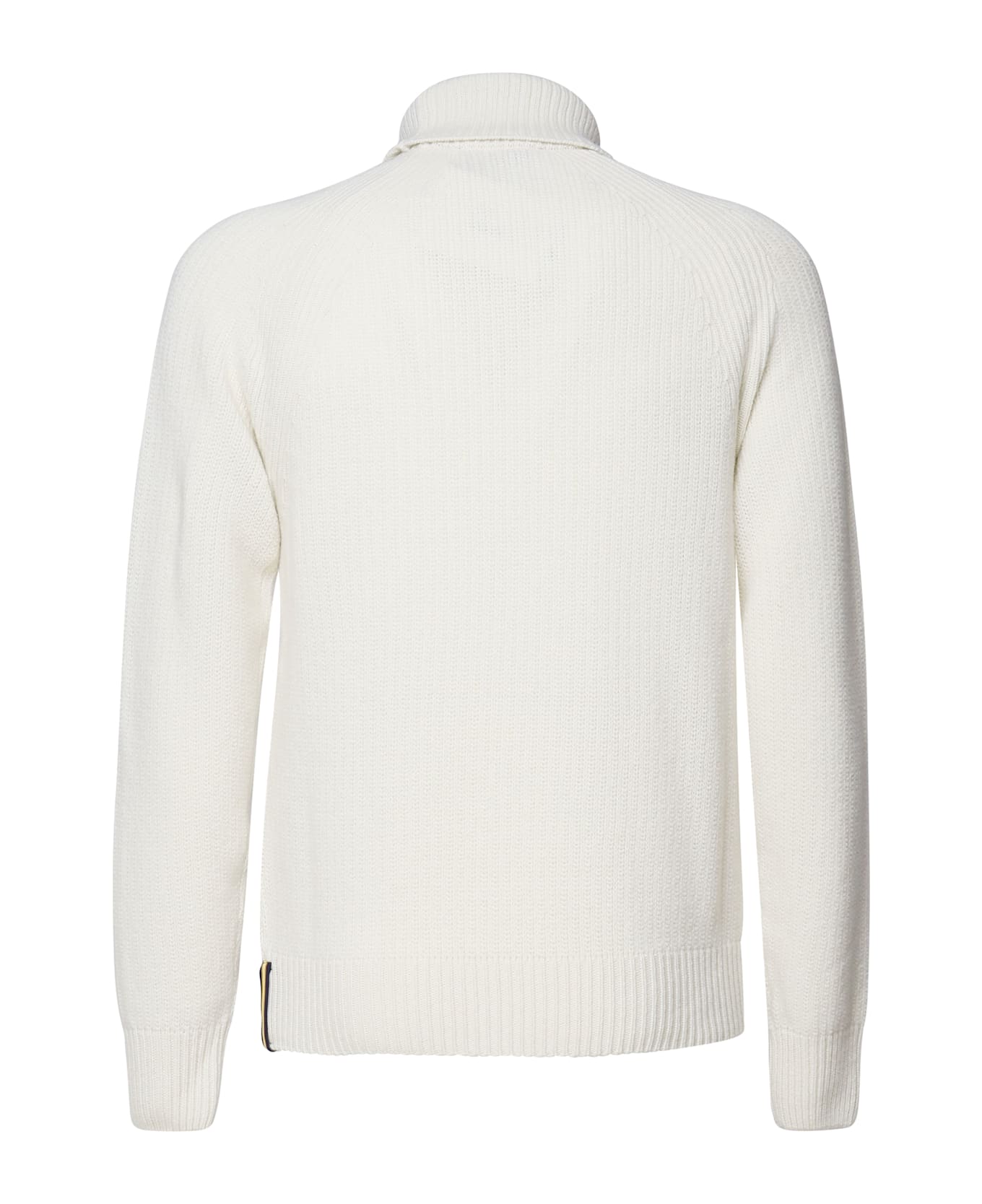 K-Way Turtleneck Sweater - White Tofu