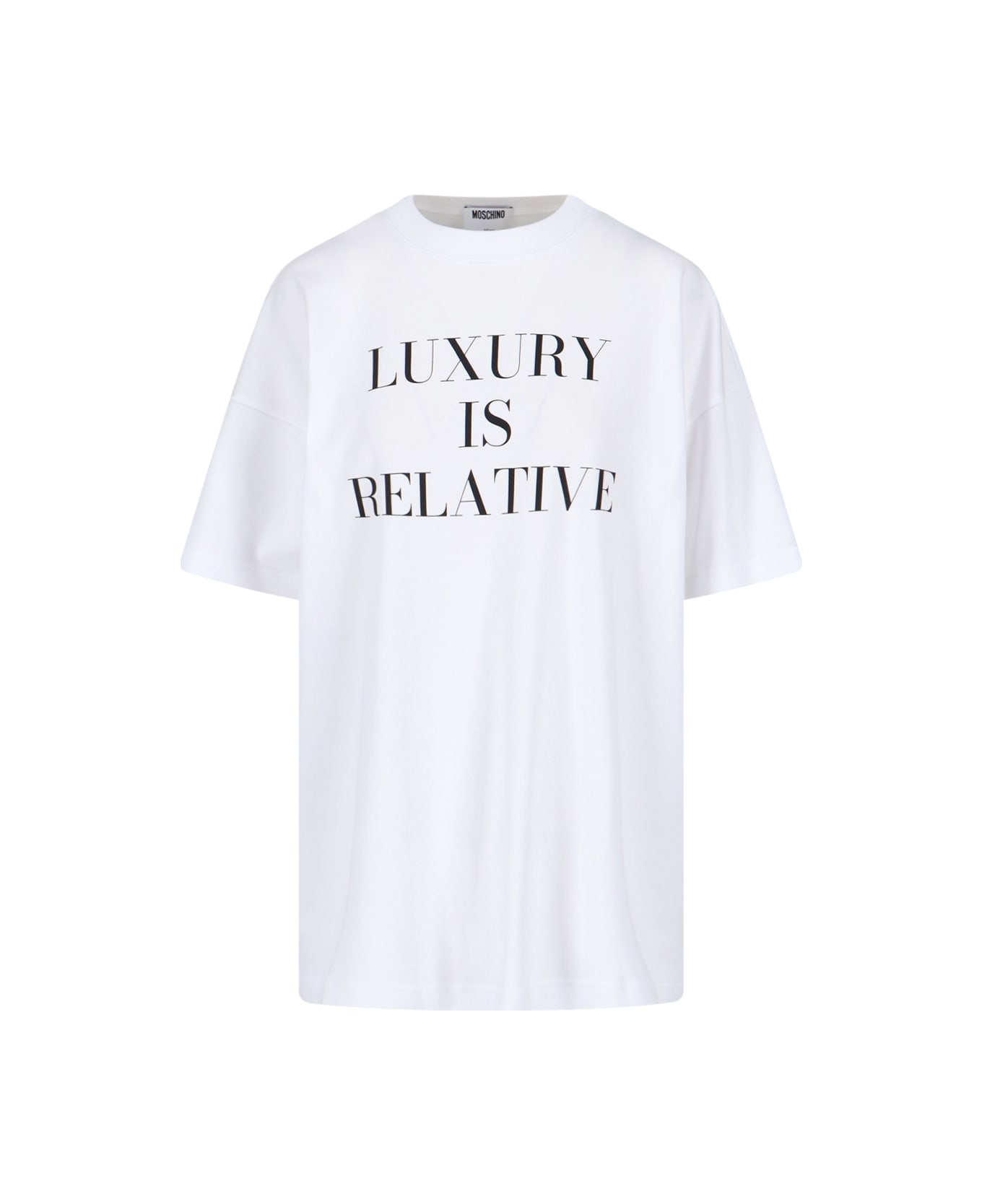 Moschino 
luxury Is Relative
 T-shirt - White