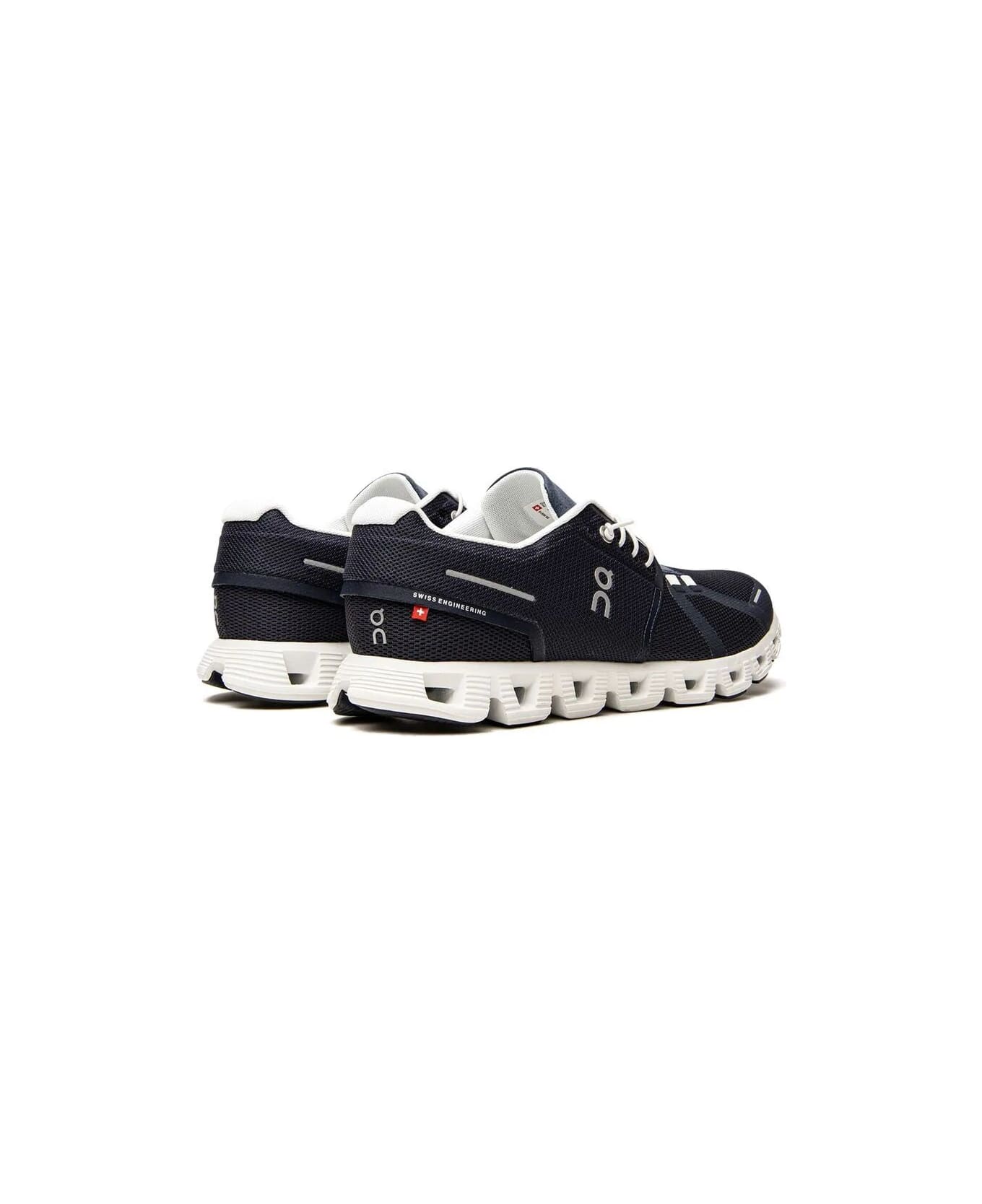 ON Cloud 5 Sneakers - Midnight White