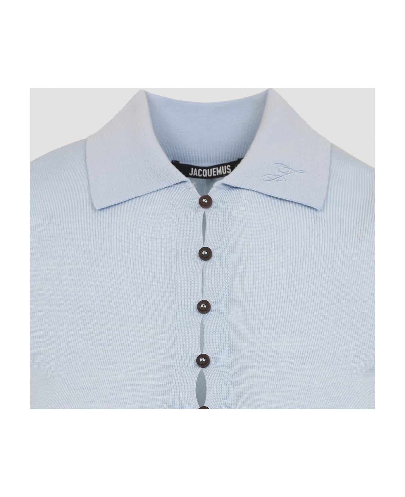 Jacquemus The Merino Polo - Blue