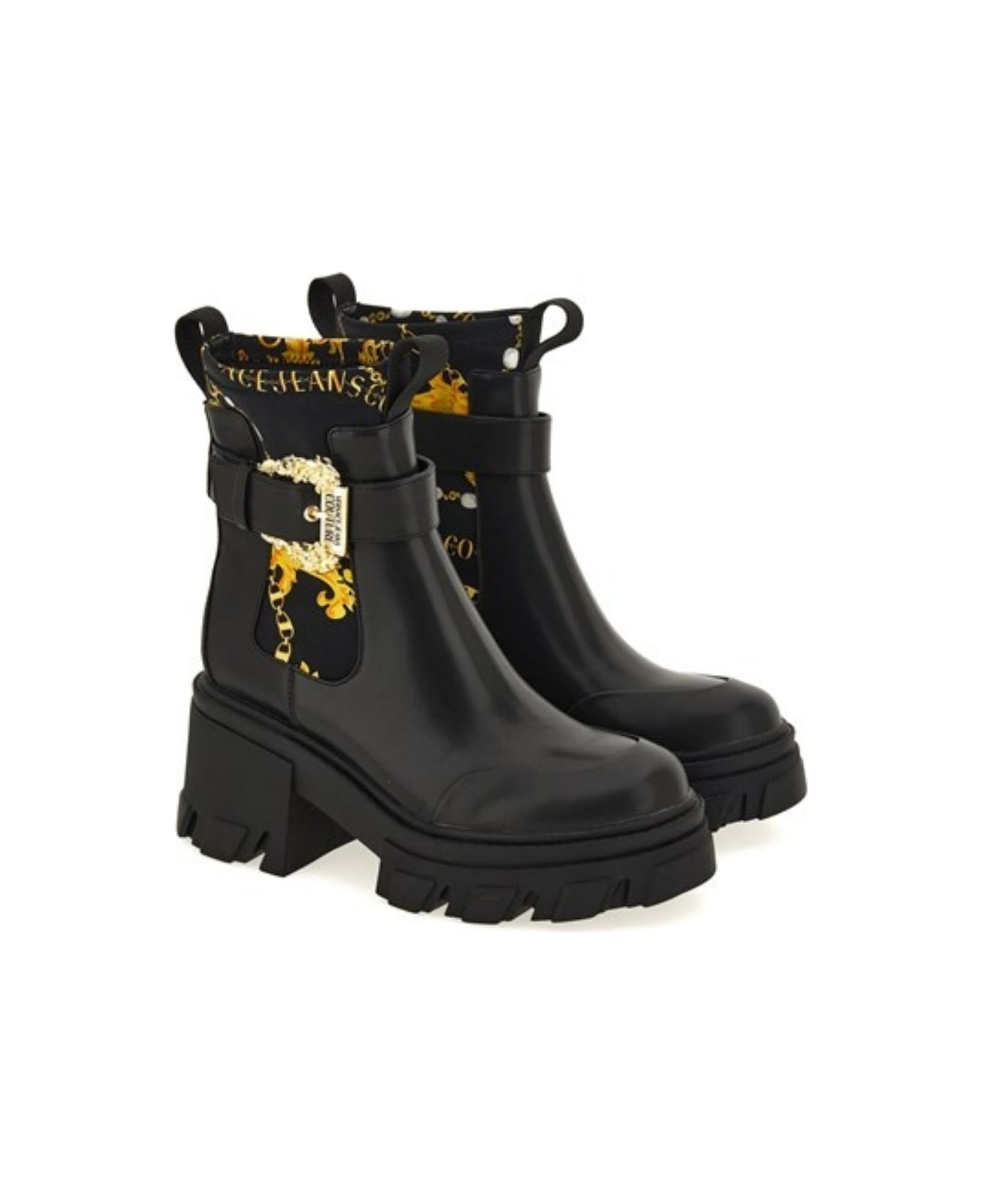 Versace Jeans Couture Ankle Boots - Black