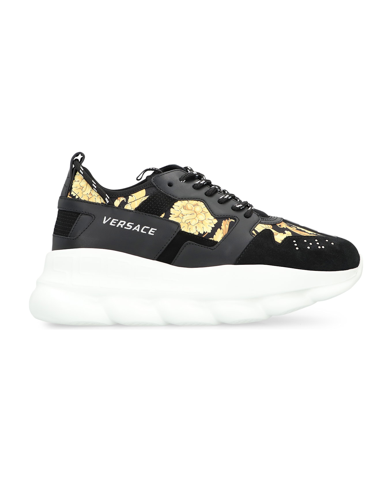 Versace Chain Reaction Oversize Sneakers - black