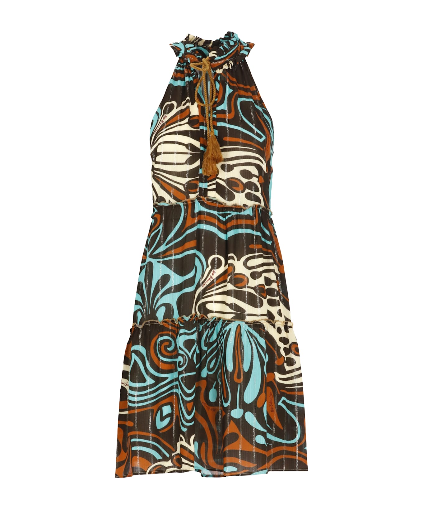 Miss Bikini Viscose Caftan - Black
