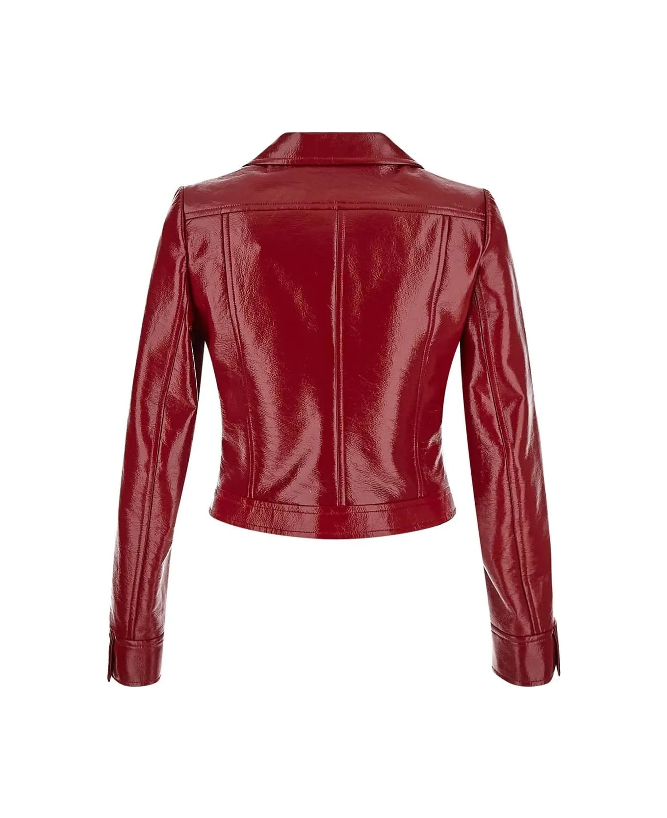 Courrèges Cropped Jacket - RED