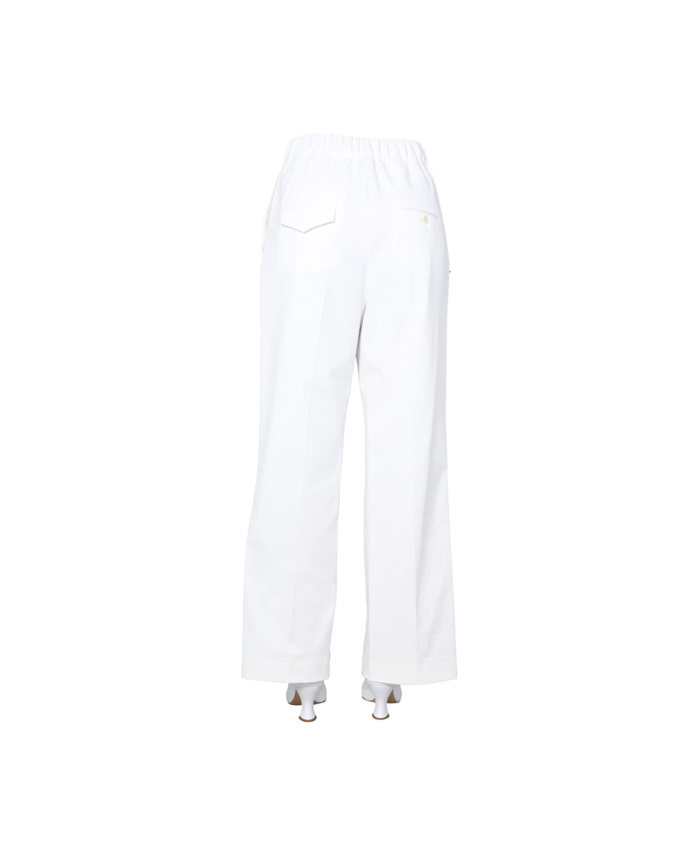 Jejia Wide Trousers - WHITE