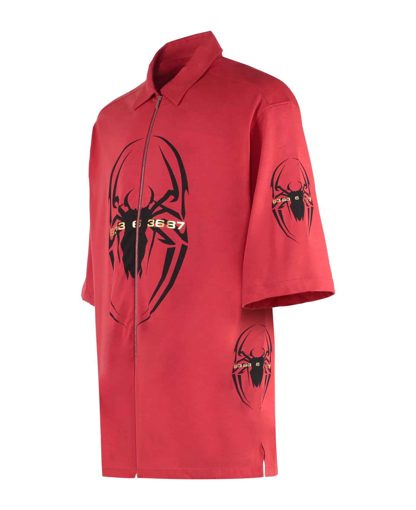 VETEMENTS Spider Cotton T-shirt - red