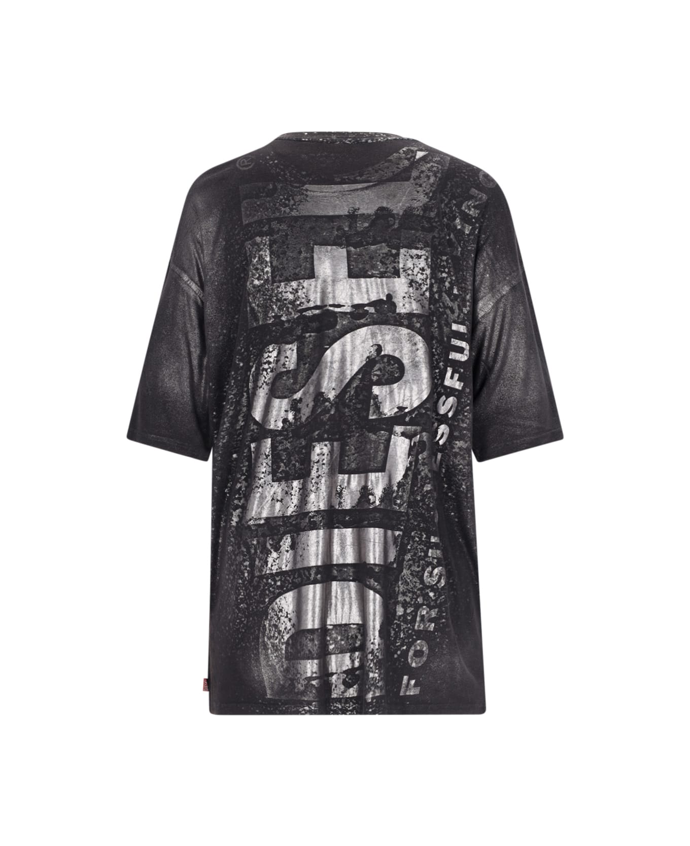 Diesel 't-boxt-bisc' Printed T-shirt - Black