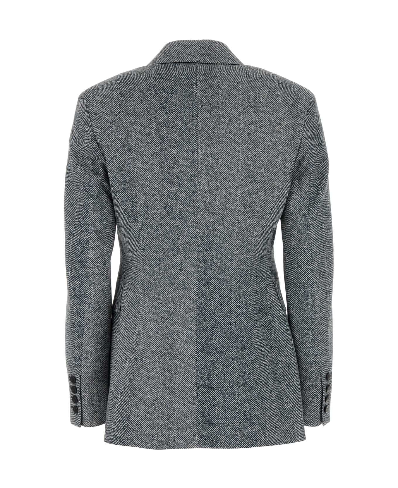 Ermanno Scervino Printed Viscose Blazer - STRESCABIANCANERA