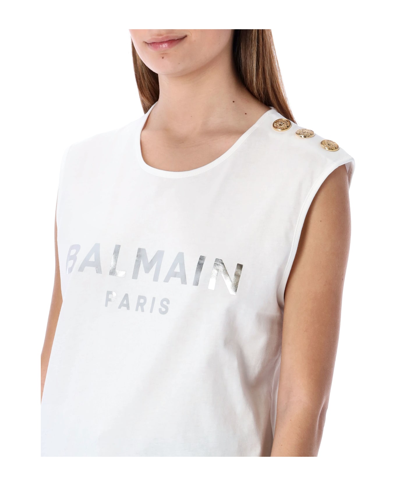 Balmain Logo Print T-shirt | italist