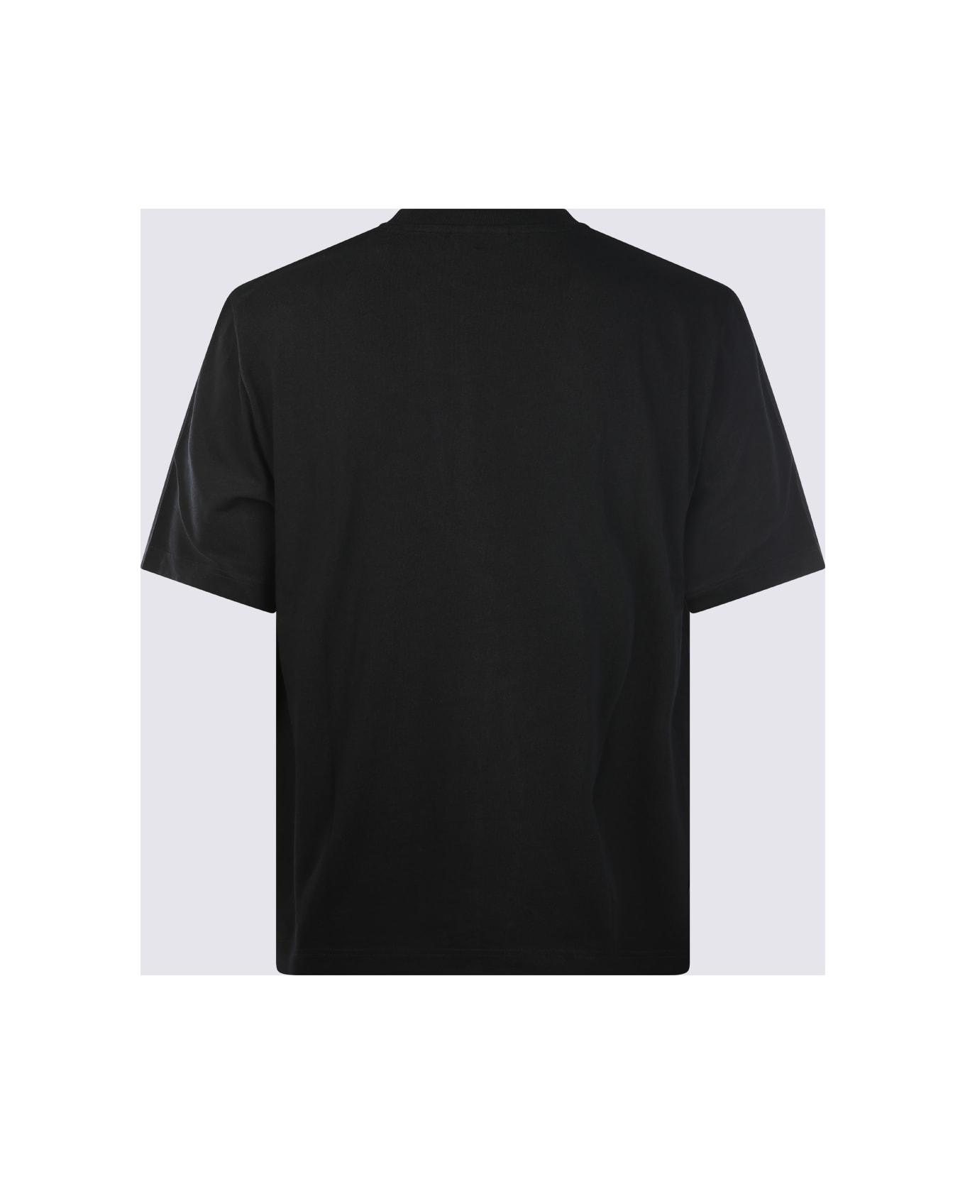 Maison Kitsuné Black Cotton Fox Head T-shirt - Black