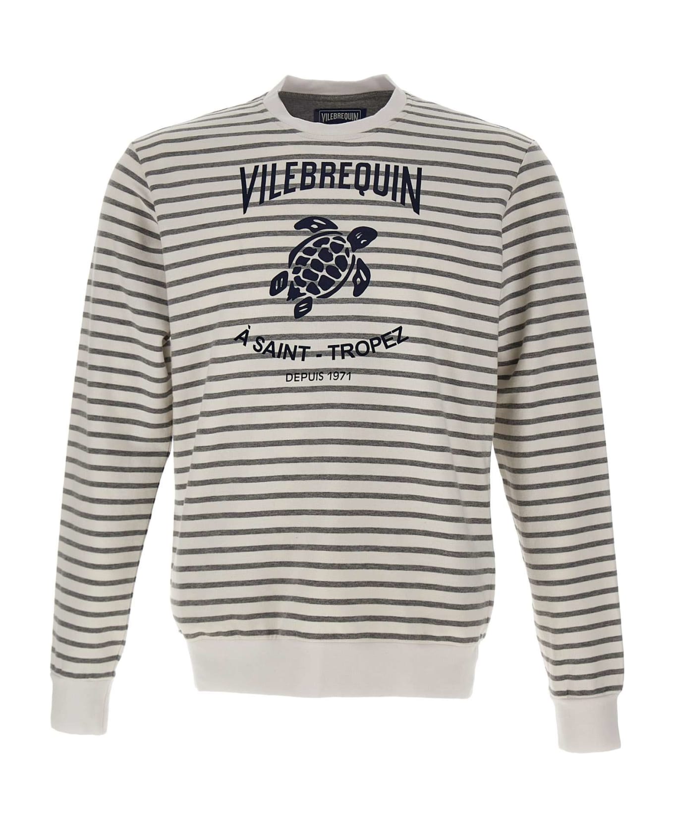 Vilebrequin Cotton Sweatshirt - White-grey
