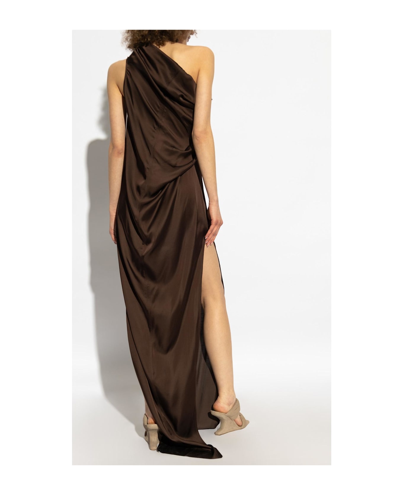 Rick Owens Dress Athena - Marrone