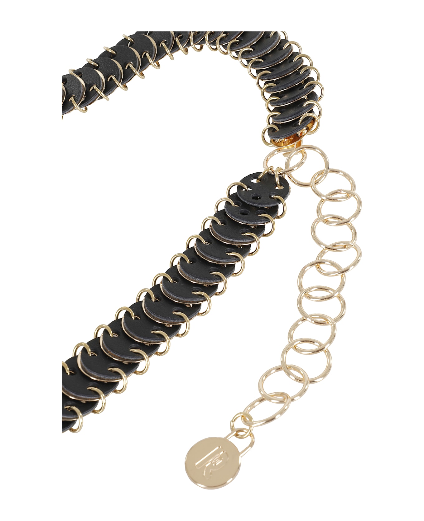 Paco Rabanne Ceinture - Black  Gold
