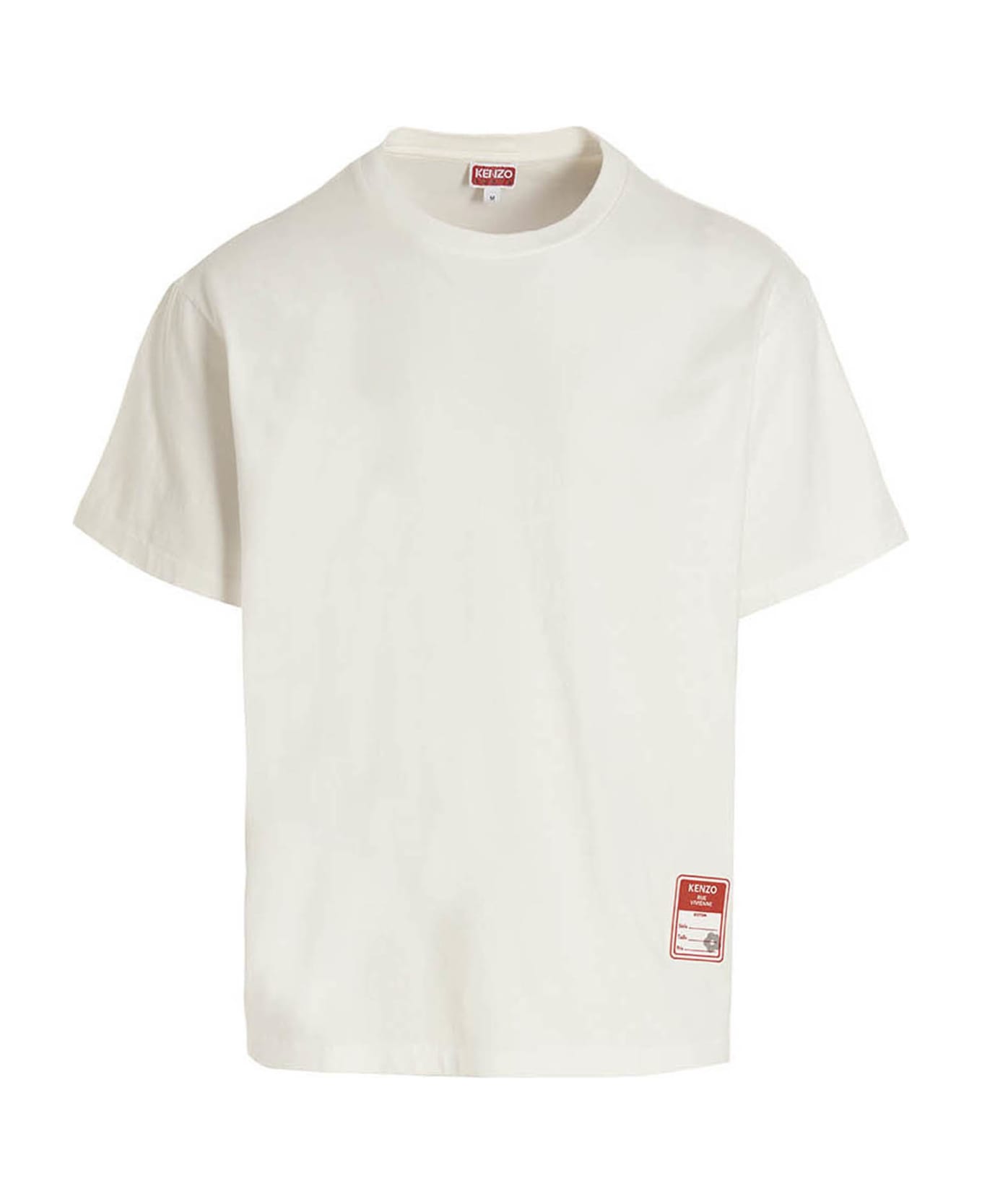 Kenzo T-shirt 'paper Label' - White