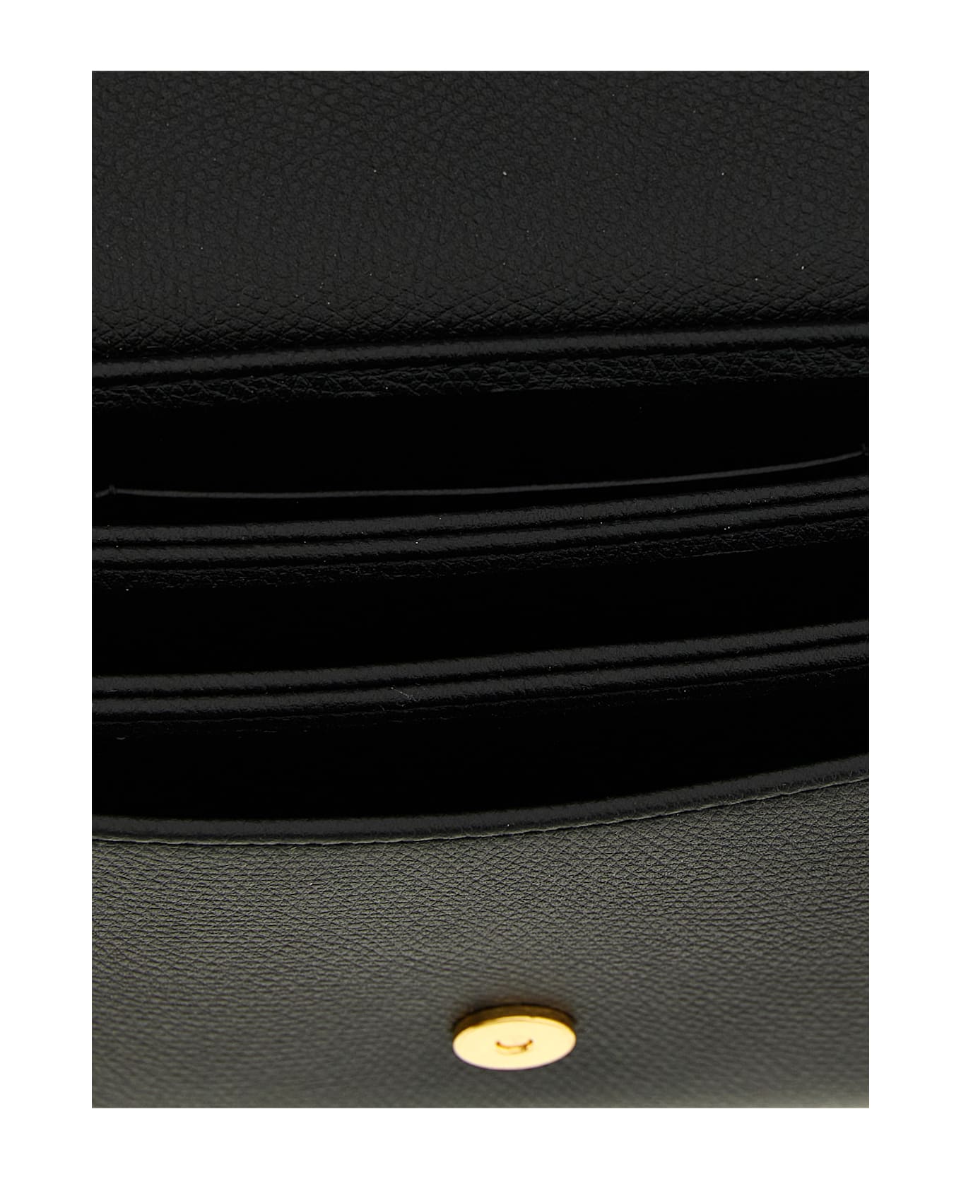 Valentino Garavani Wallet On Chain Valentino Garavani Vlogo - Black  