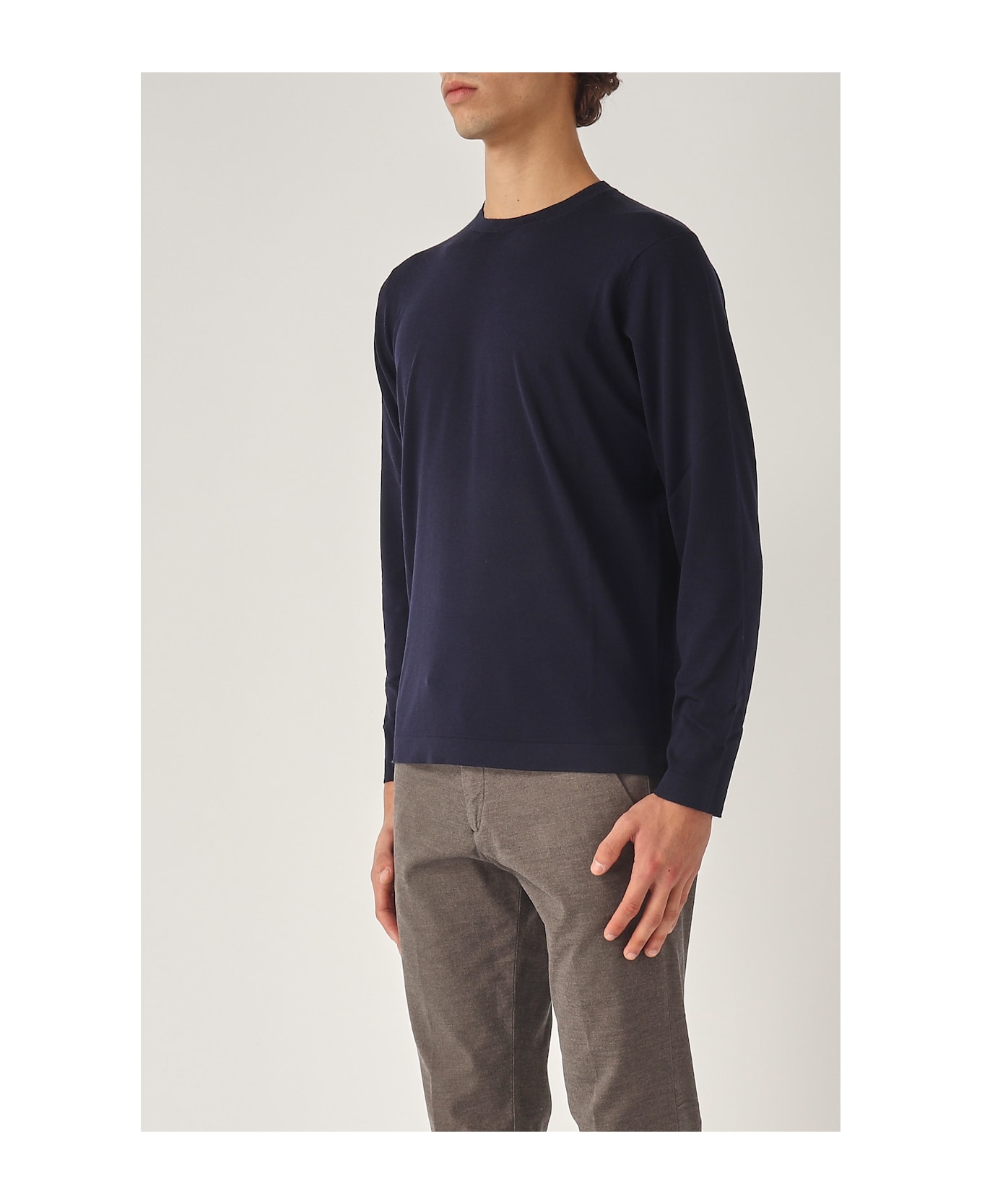 Filippo De Laurentiis T-shirt M/l Sweater - INDACO