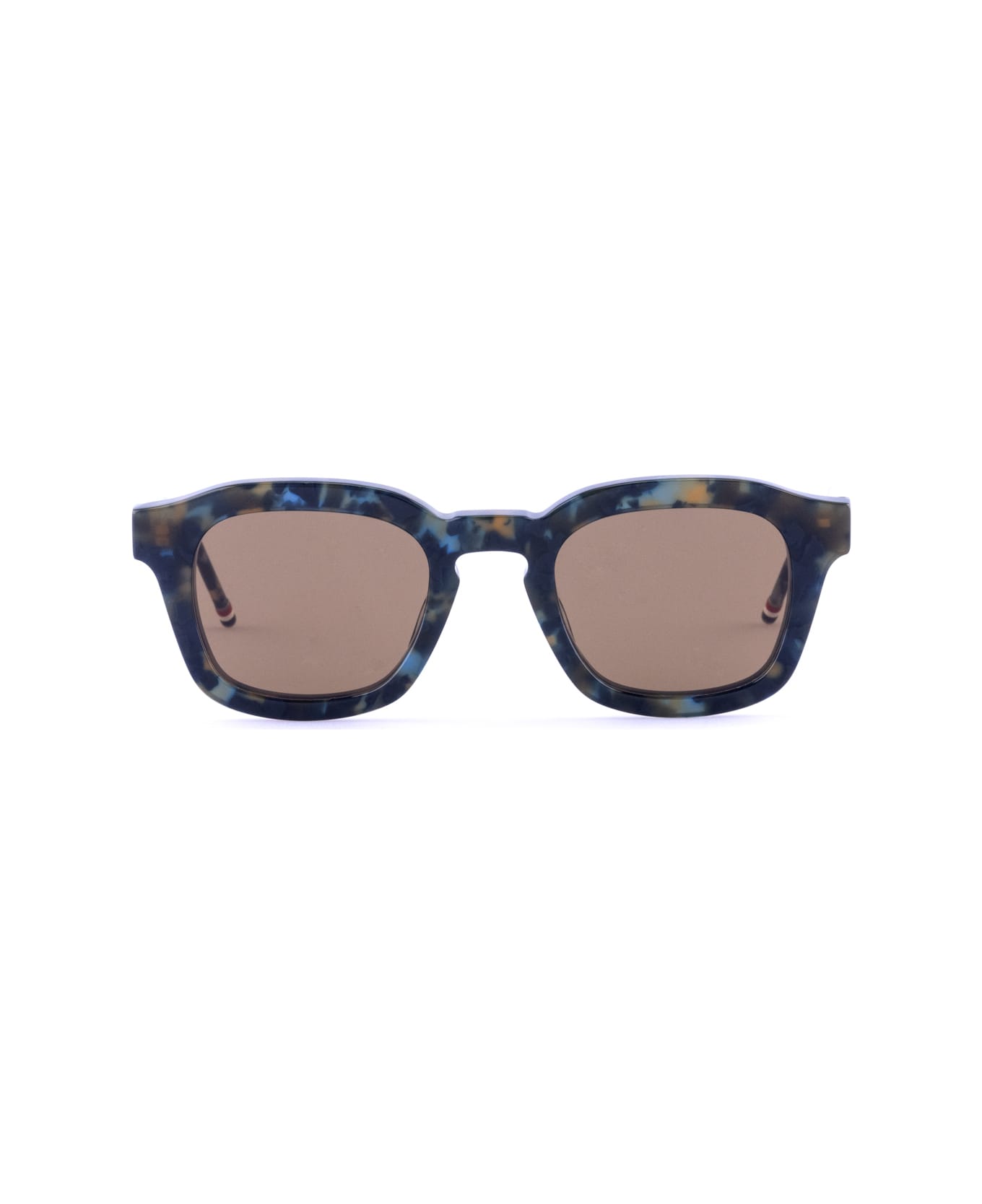 Thom Browne Ues412a - G0002 416-48 Tartarugato Blu Navy Sunglasses - Blu