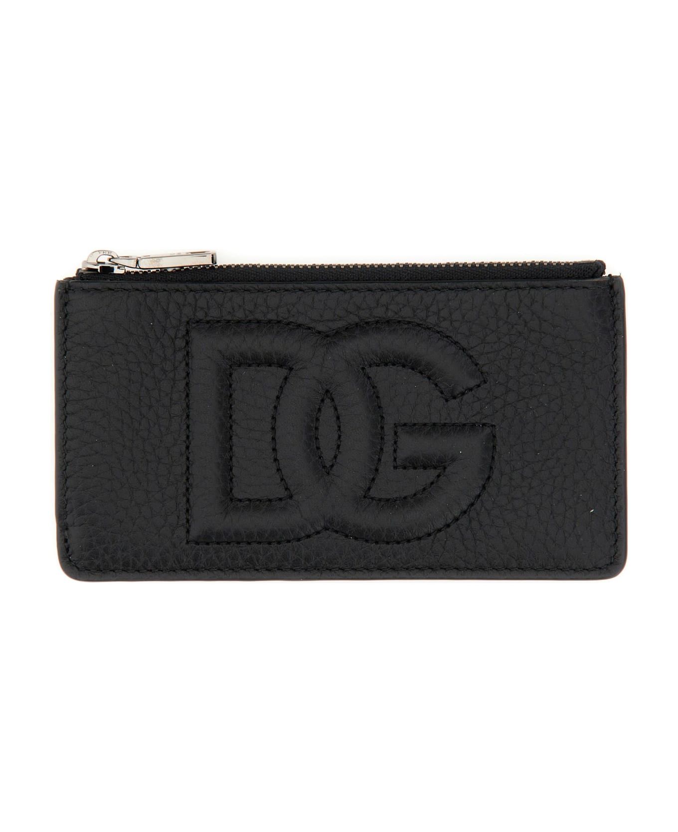 Dolce & Gabbana Leather Card Holder - NERO 財布