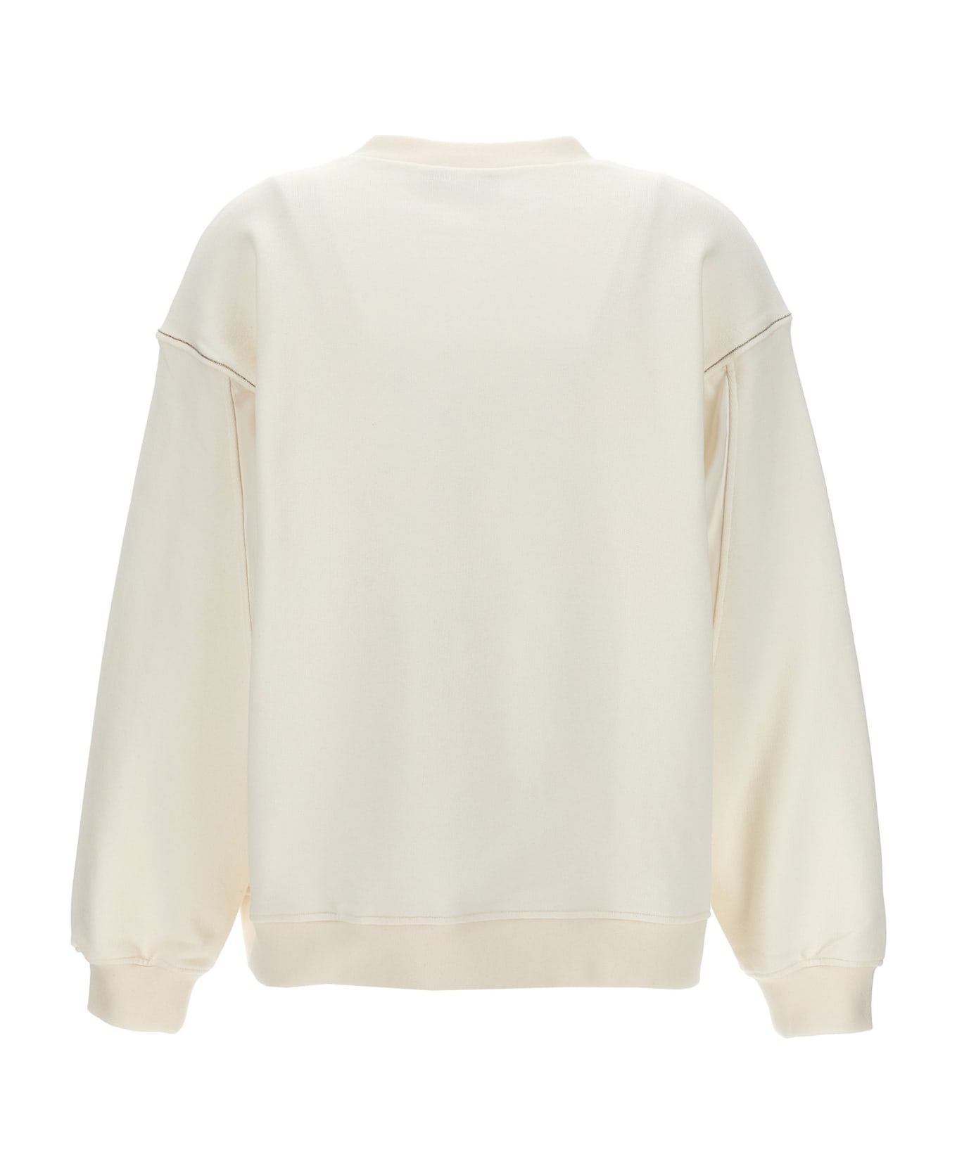 Fabiana Filippi Jewel Detail Sweatshirt - White