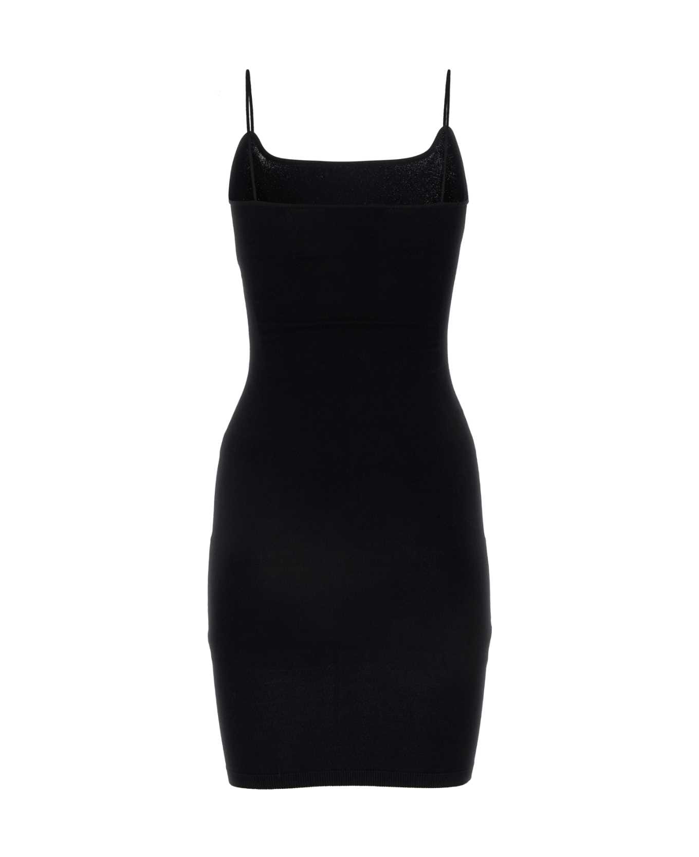 Dsquared2 Black Viscose Blend Mini Dress - Black