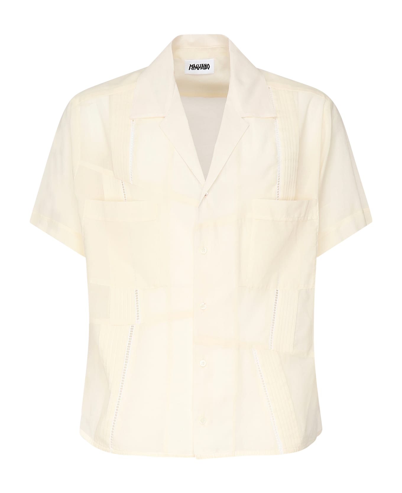Magliano Broken Guayabera Shirt - White