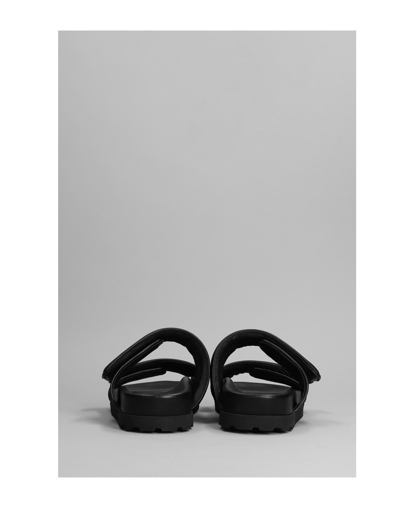 GIA BORGHINI Perni 11 Flats In Black Leather - Black