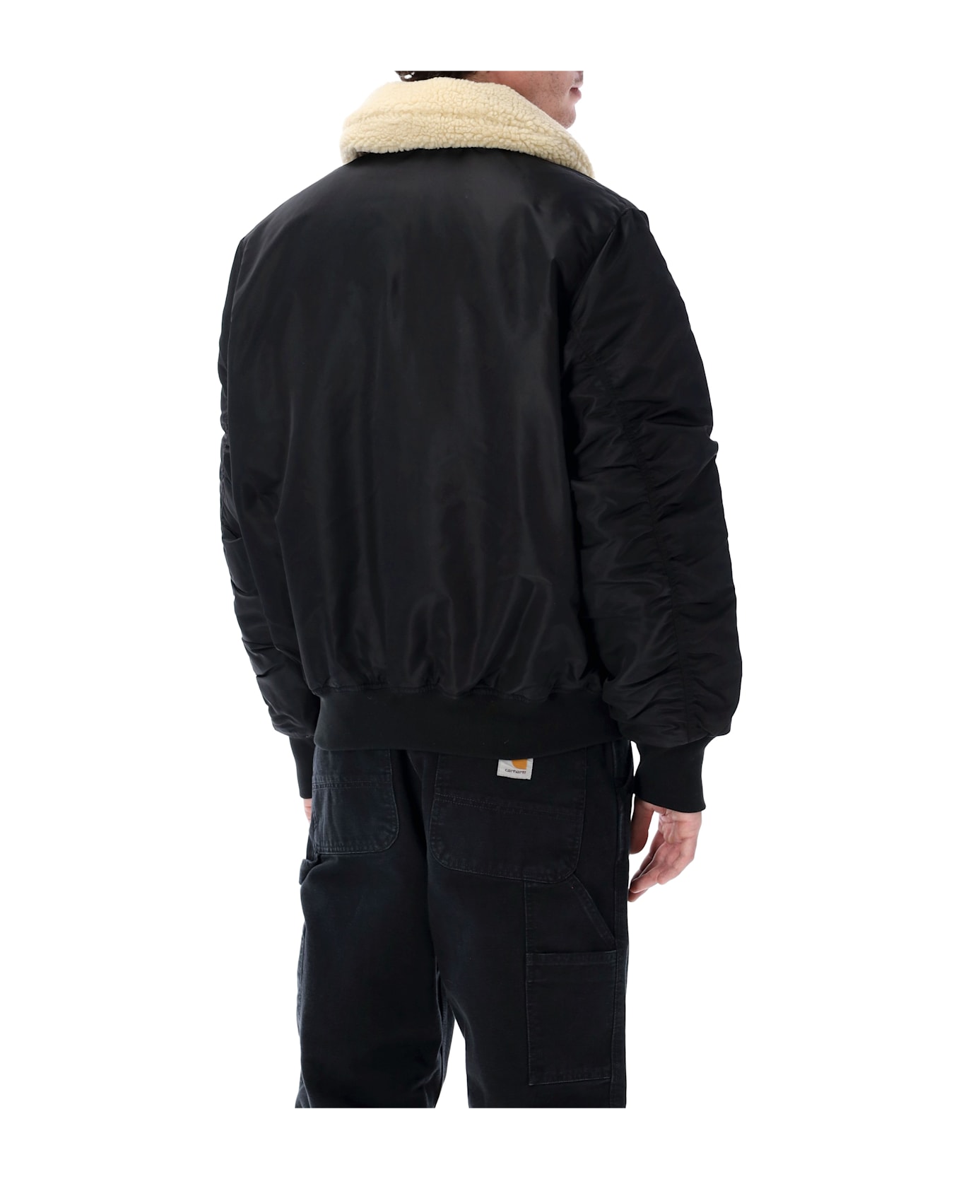 Alpha Industries B-15 Mod Reversible Bomber - BLACK