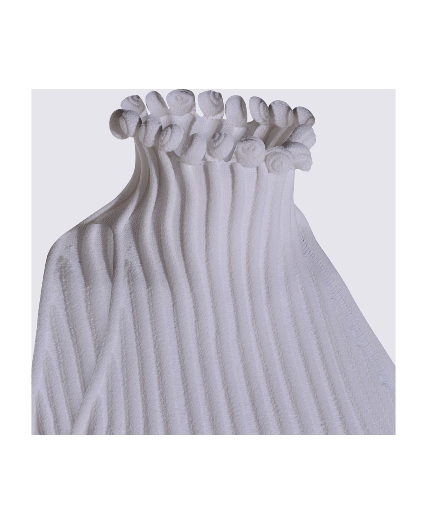 Alaia White Viscose Top - White