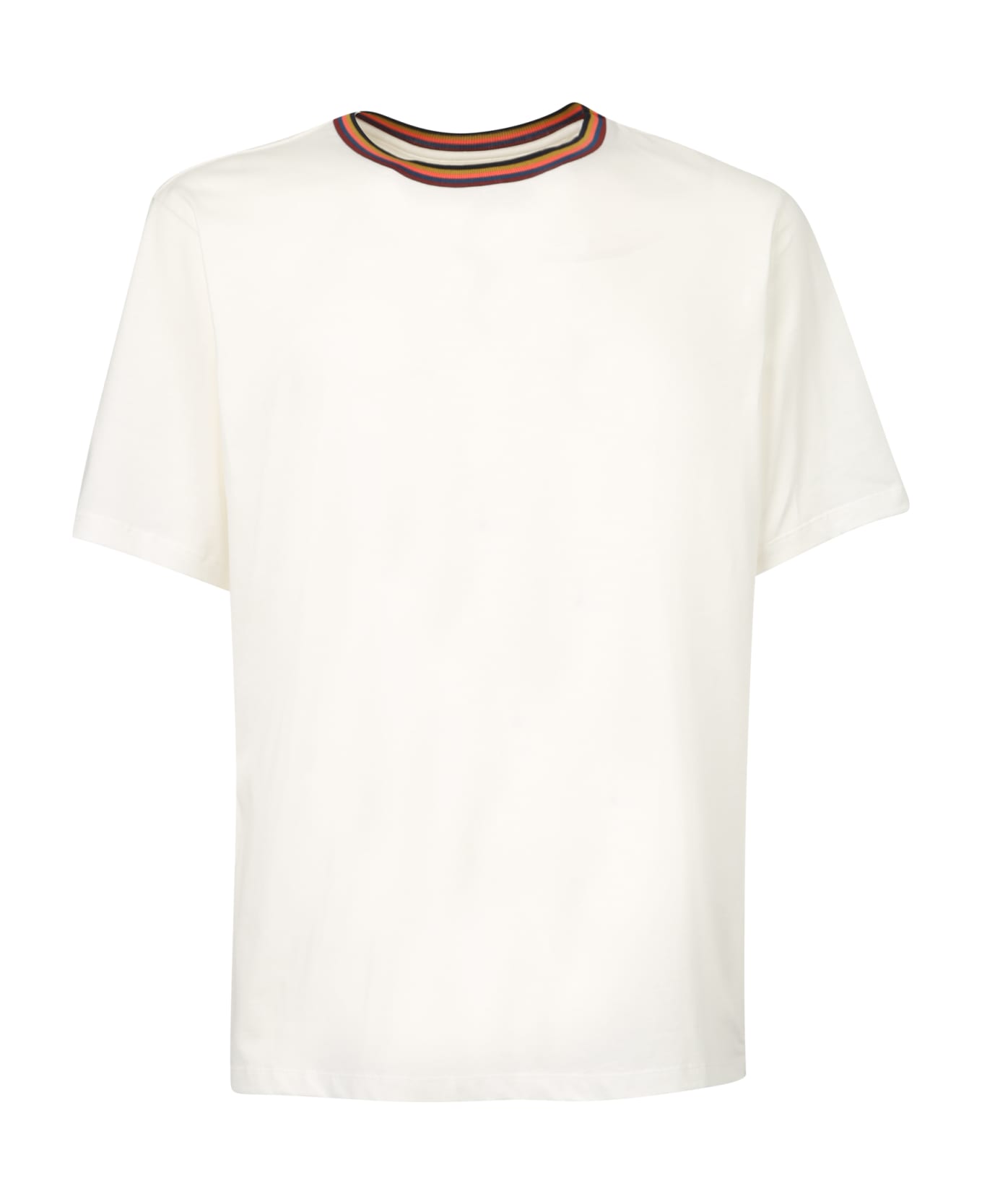 Paul Smith Stripe-detail T-shirt White - White シャツ