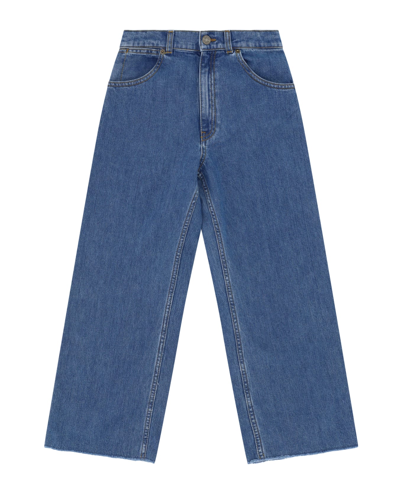 Gucci Jeans For Boy - Blue/mix ボトムス