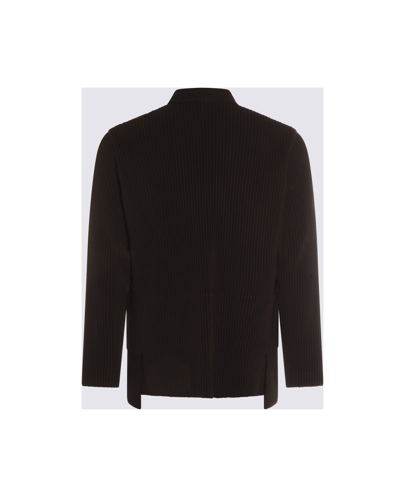 Homme Plissé Issey Miyake Dark Grey Blazer - Black