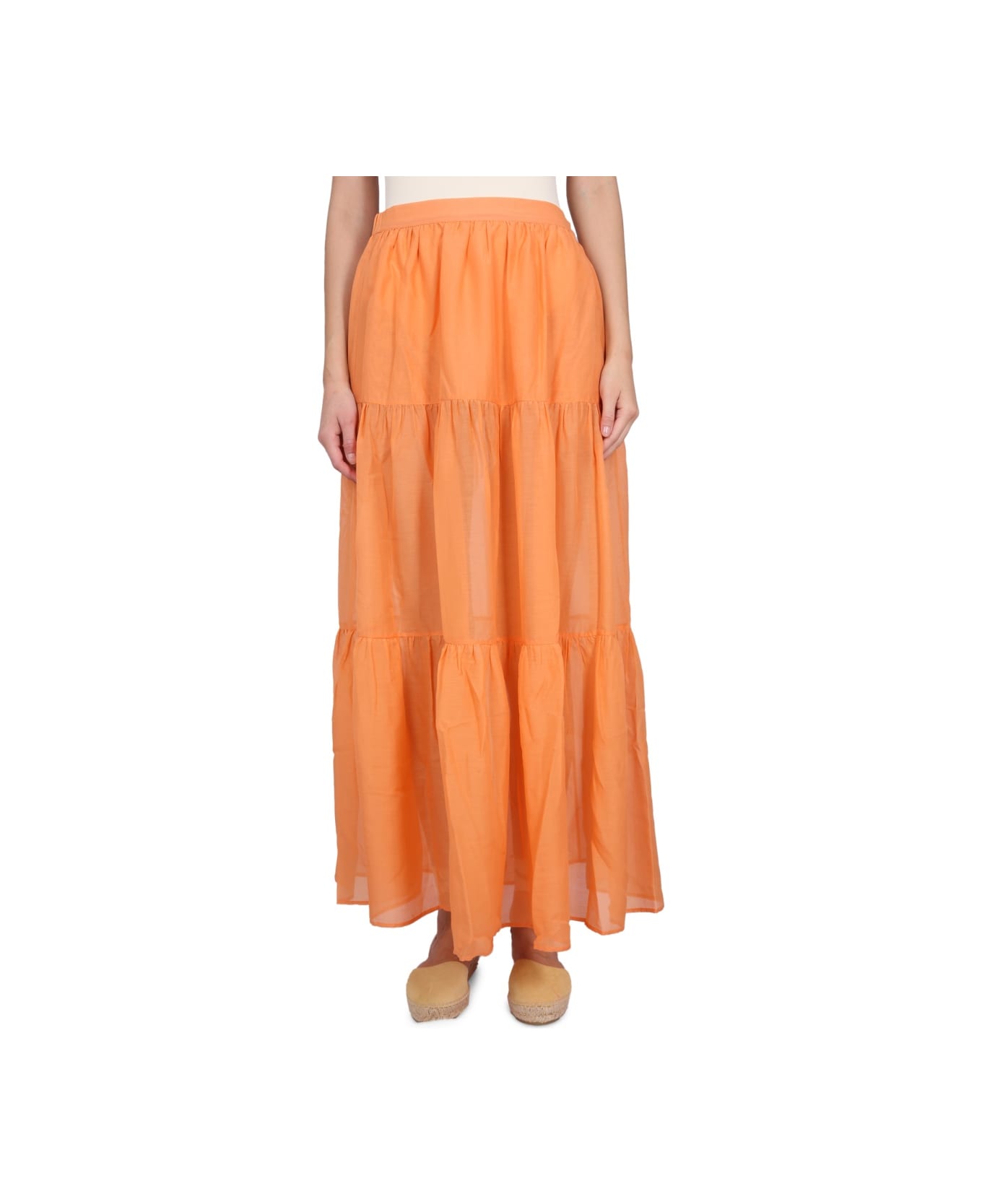 Manebi Recife Skirt. - ORANGE