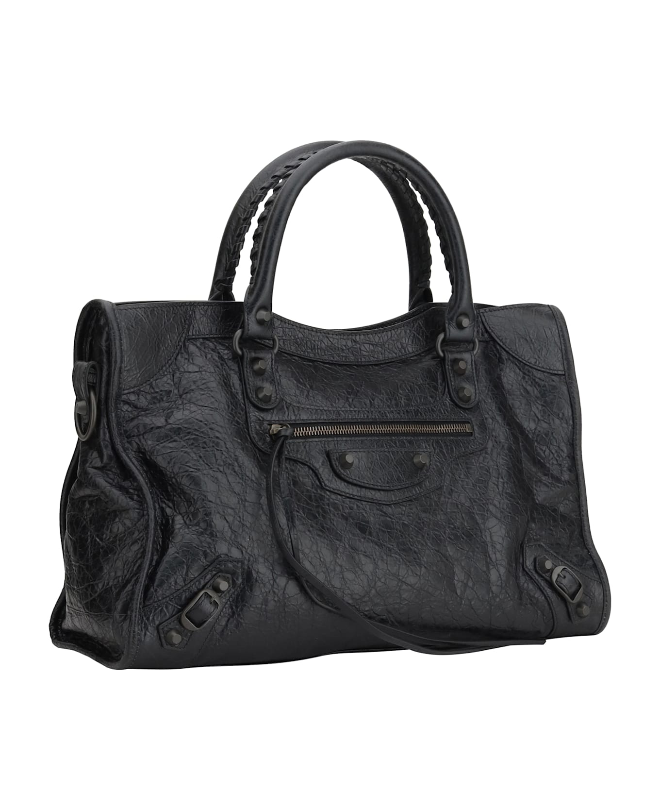 Balenciaga Le City Medium Shoulder Bag - Black