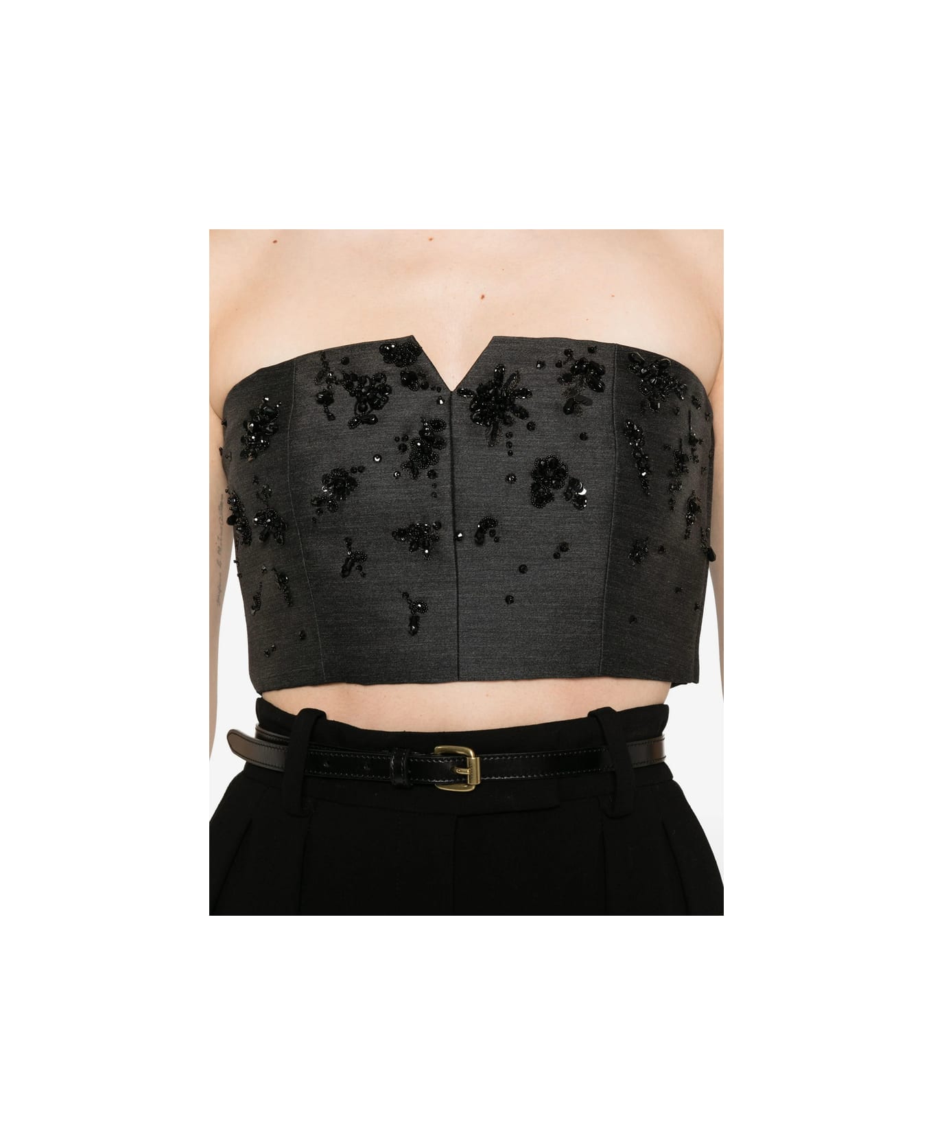 Alberta Ferretti Top - BLACK