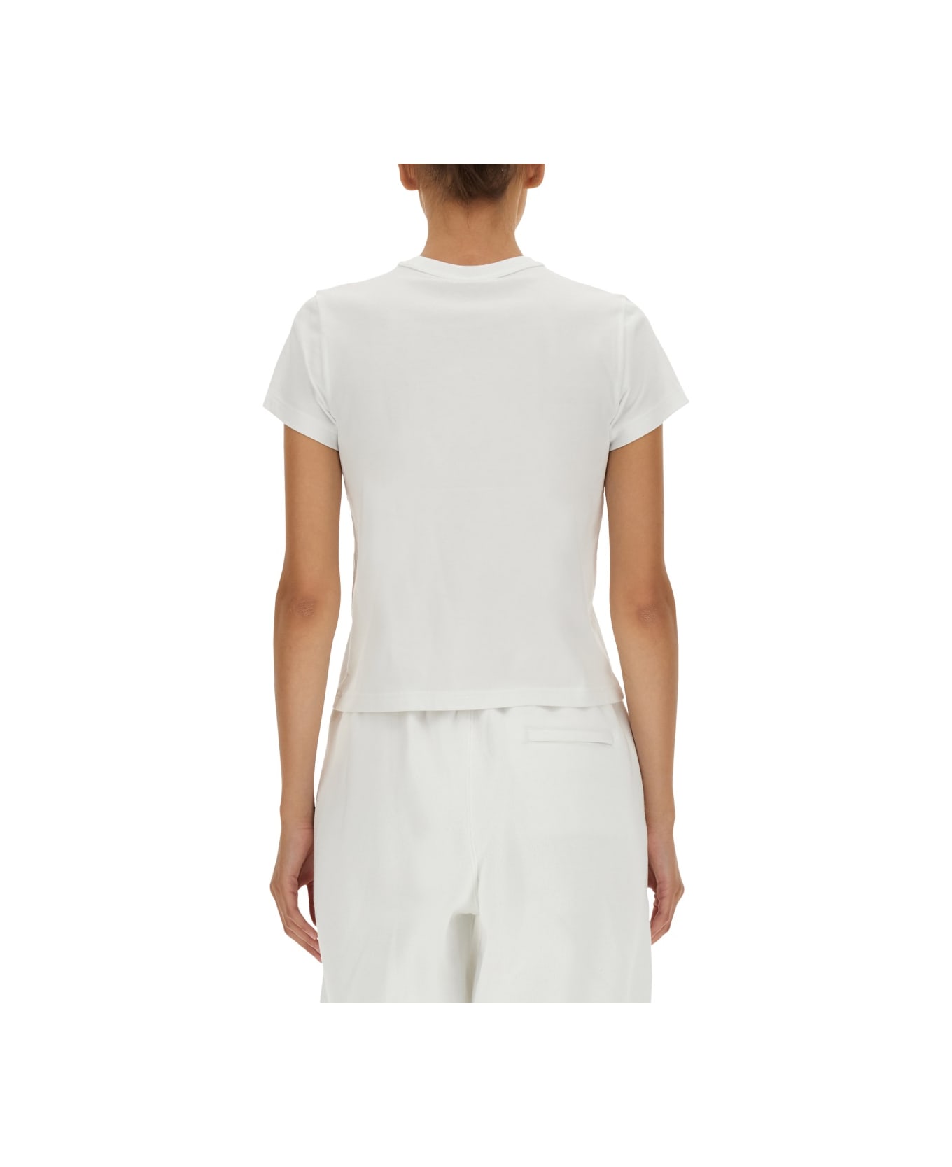 T by Alexander Wang Essential Shrunk T-shirt - WHITE