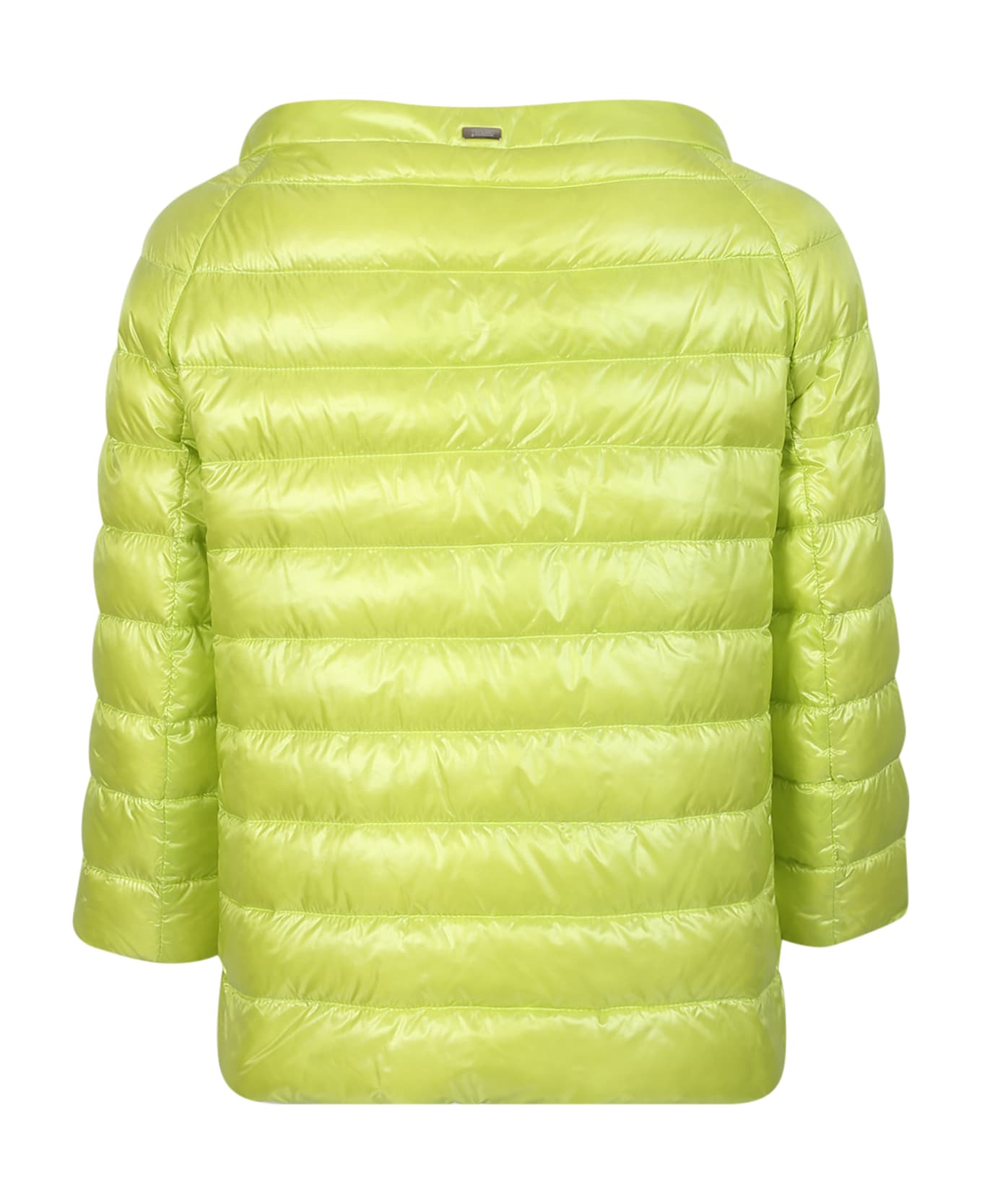 Herno Wide Boat Neck Yellow Jacket - Yellow