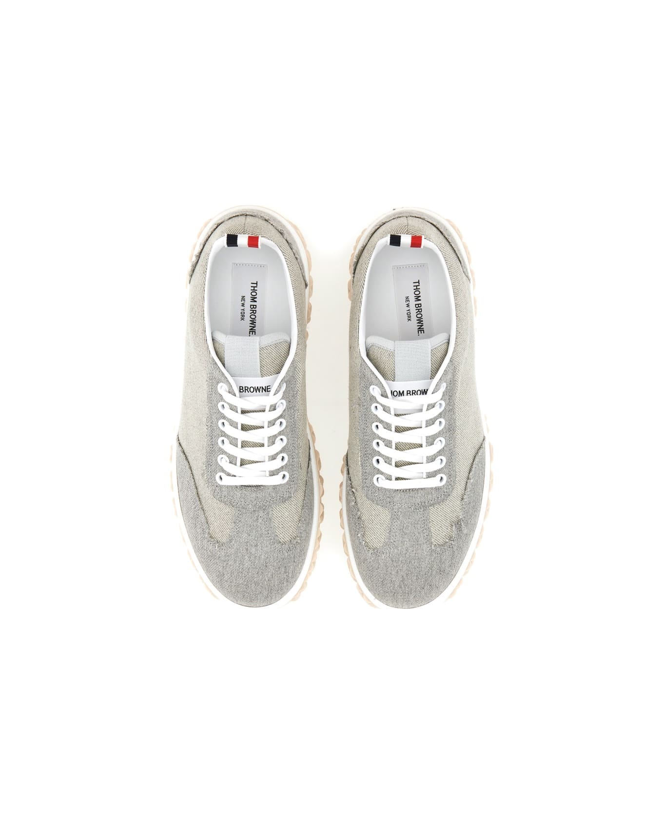 Thom Browne Cotton Sneaker - GREY