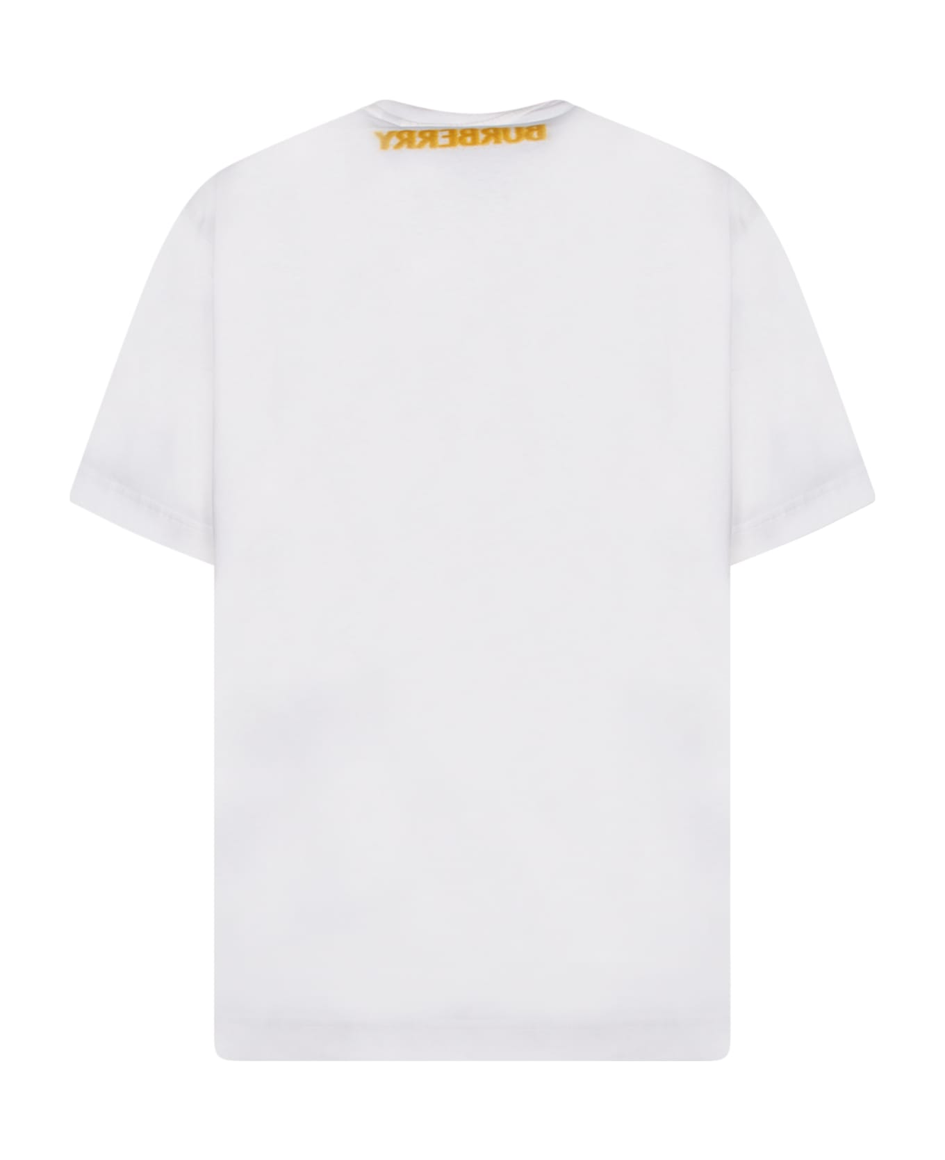 Burberry White Graphic Ss T-shirt - White