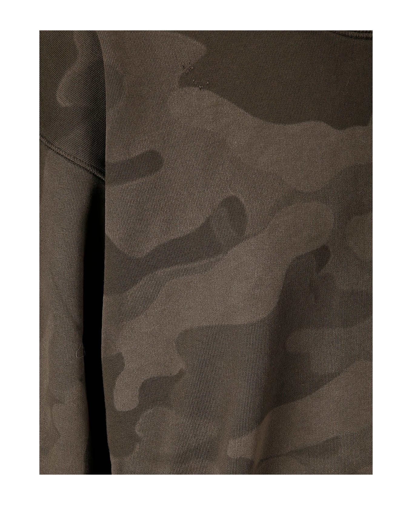 Aries Aged Camo Sweat - DARK OLIVE