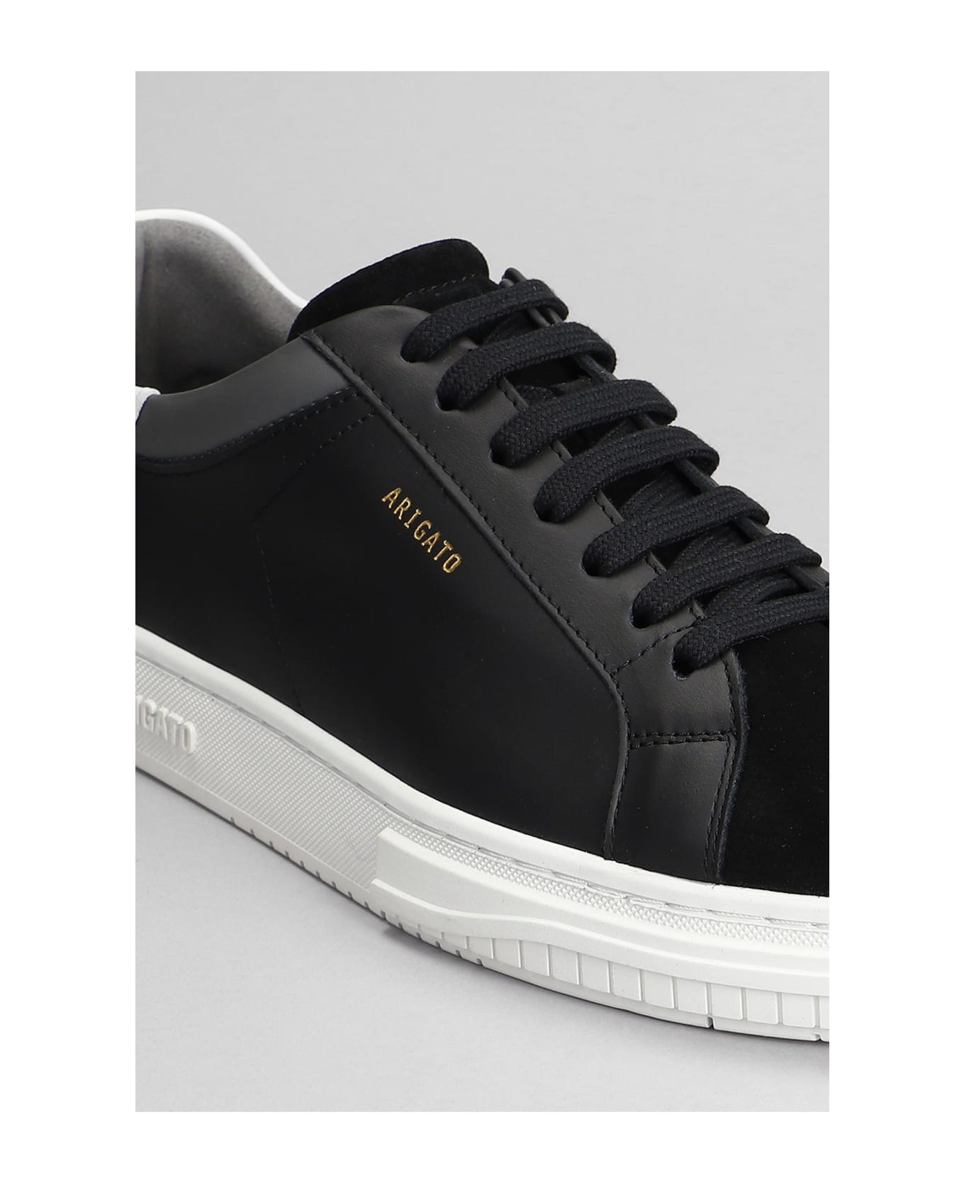 Axel Arigato Atlas Sneakers In Black Suede And Leather - black スニーカー
