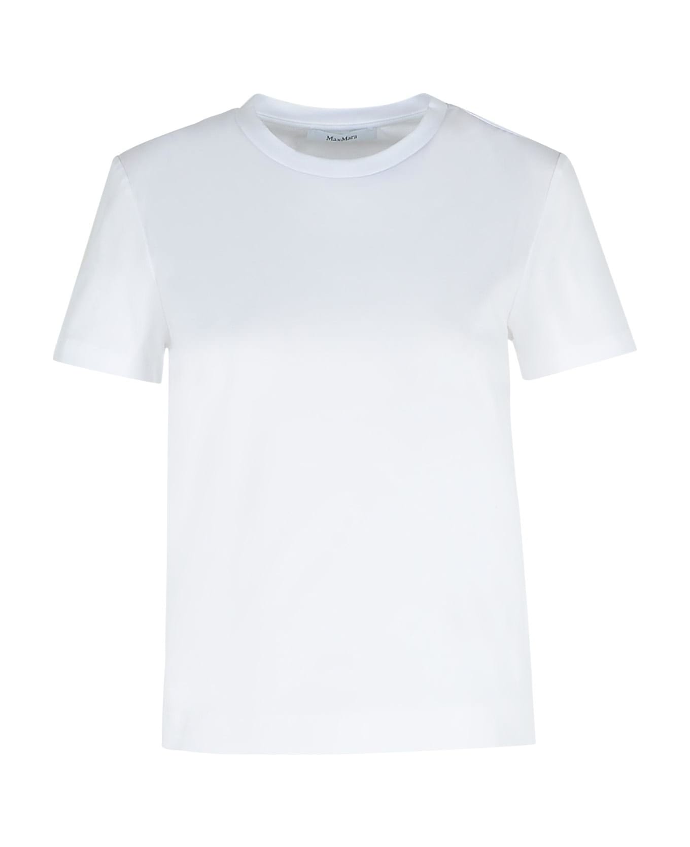 Max Mara 'nernia' White Cotton T-shirt - White
