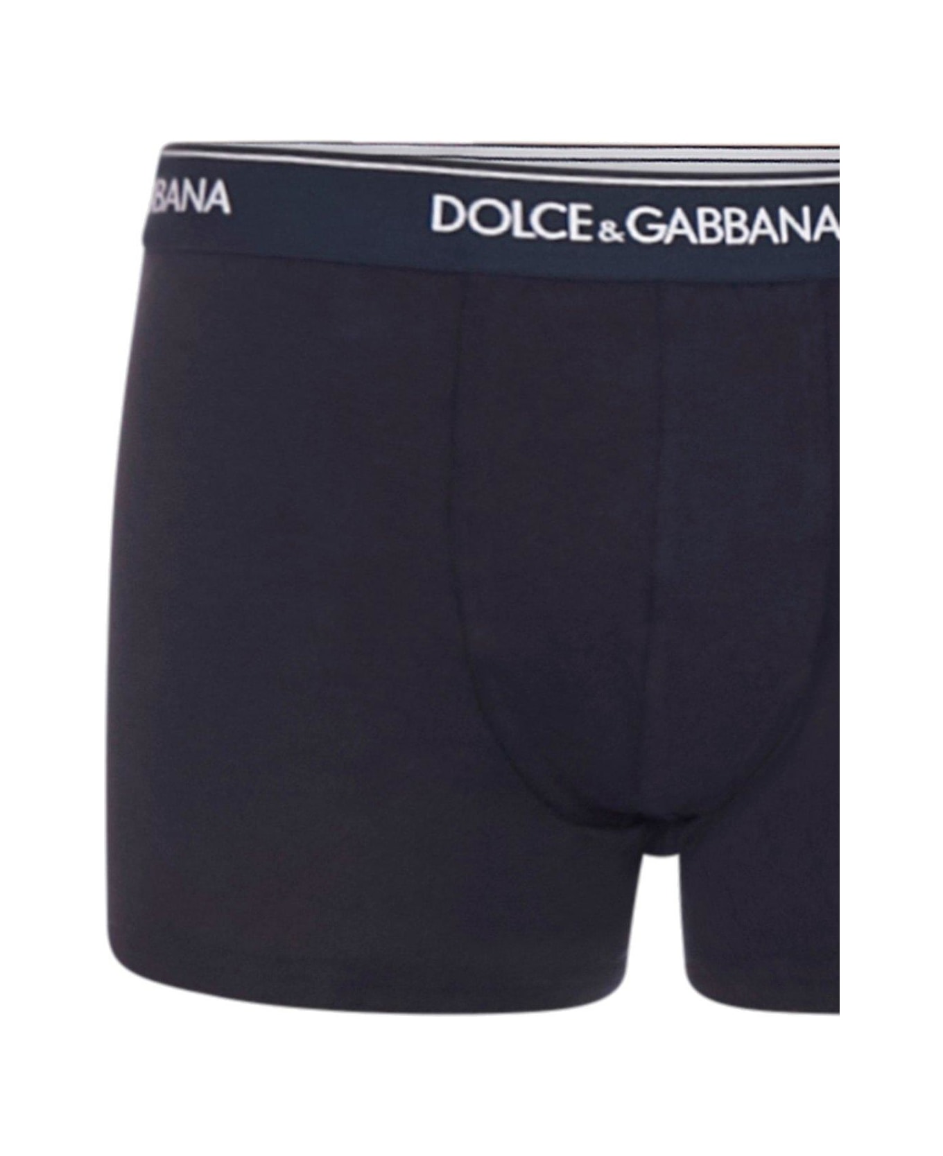 Dolce 
Gabbana Logo Boxer Shorts - BLUE NAVY
