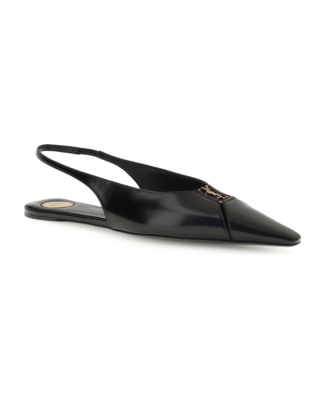 Saint Laurent Babylon Ballerinas - BLACK