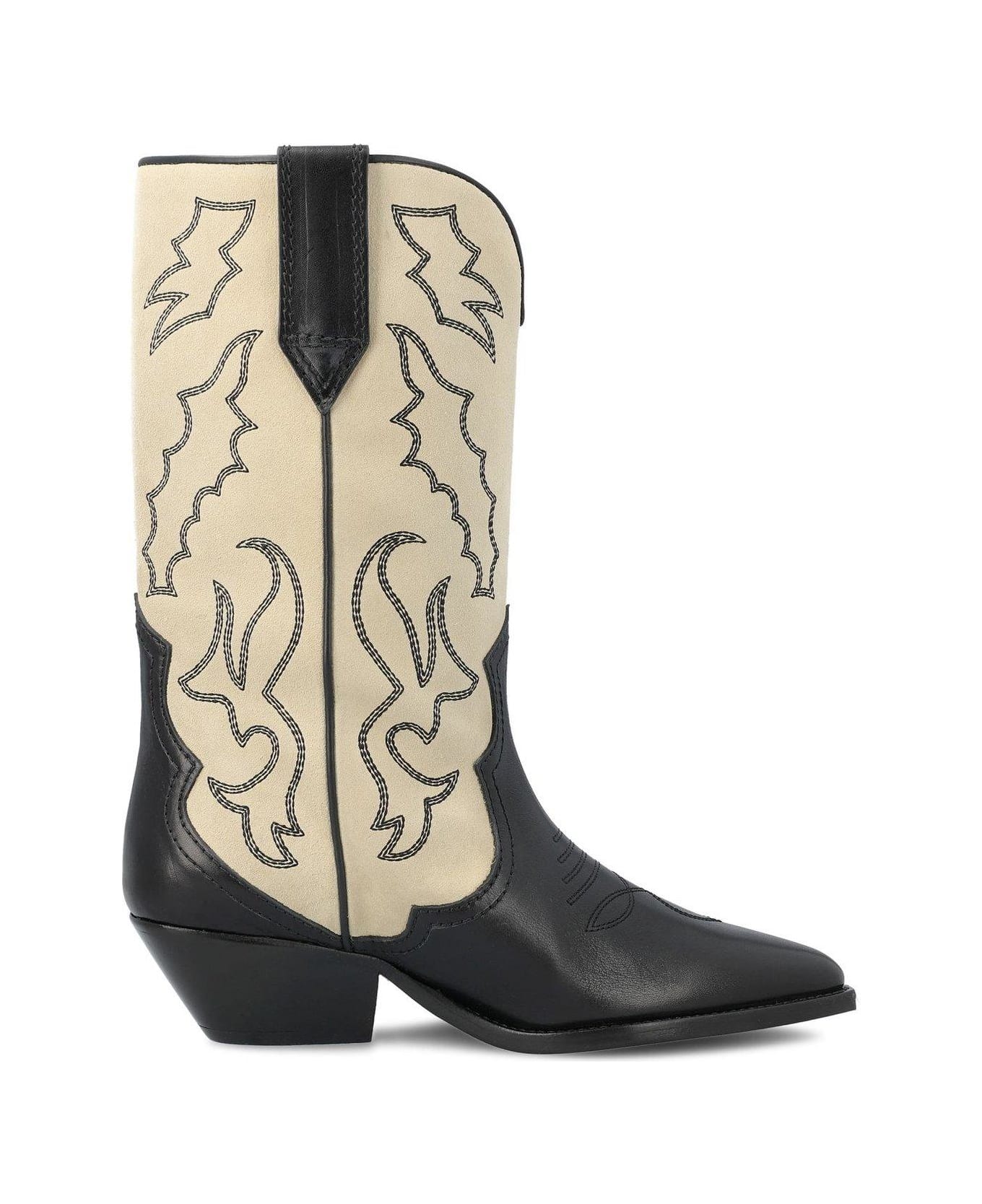 Isabel Marant Duerto Western-style Ankle Boots - Black