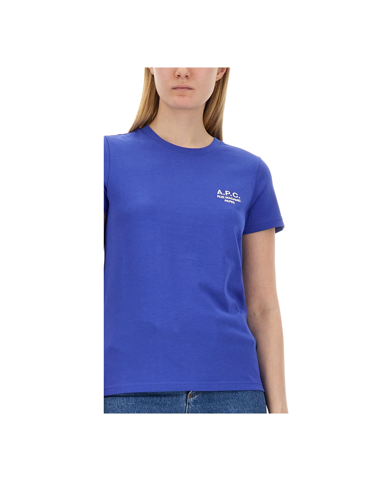 A.P.C. T-shirt "denise" - BLUE