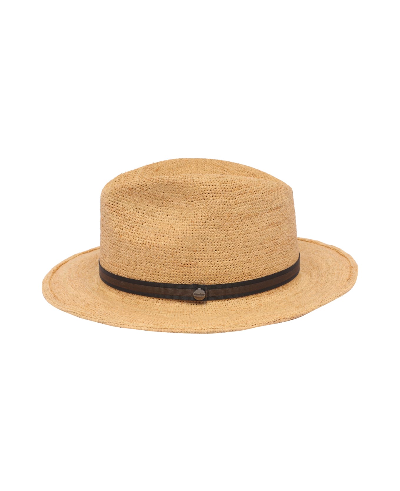 Borsalino Wide Brim Hat - BEIGE